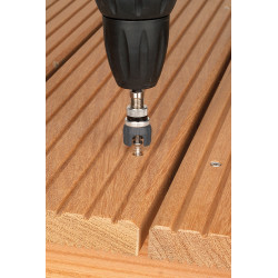 Porte-embout TX 25 avec butée de profondeur WOLFCRAFT Porte-embout TX 25 avec butée de profondeur WOLFCRAFT