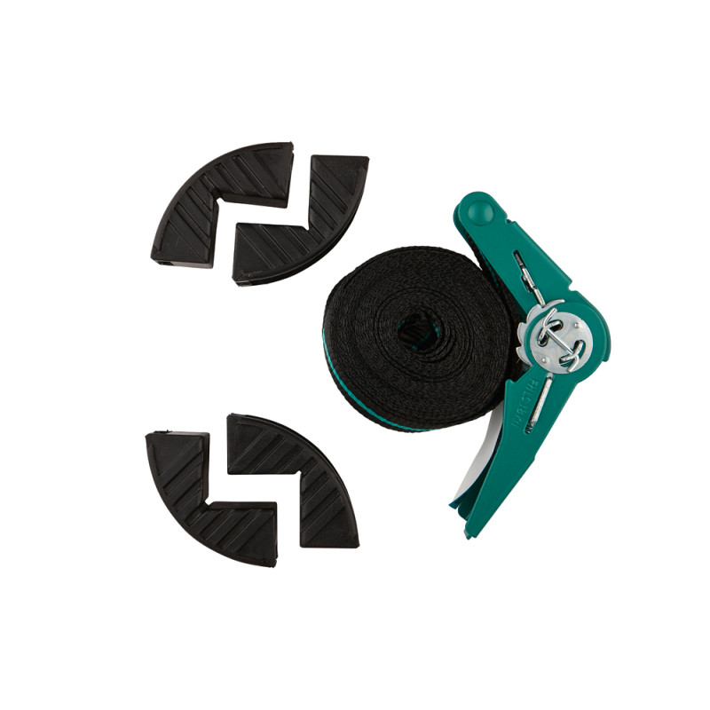 Sangle à cliquet multifonction avec 4 équerres 4 m WOLFCRAFT Sangle à cliquet multifonction avec 4 équerres 4 m WOLFCRAFT