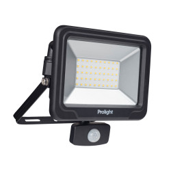 Projecteur extérieur LED Easy Connect avec détecteur de mouvement noir 50 W PROLIGHT