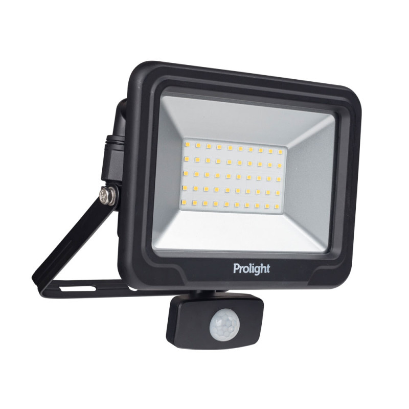 Projecteur extérieur LED Easy Connect avec détecteur de mouvement noir 50 W PROLIGHT