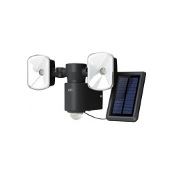 Projecteur LED solaire Safeguard RF4.1 Hybride noir 3 W GP