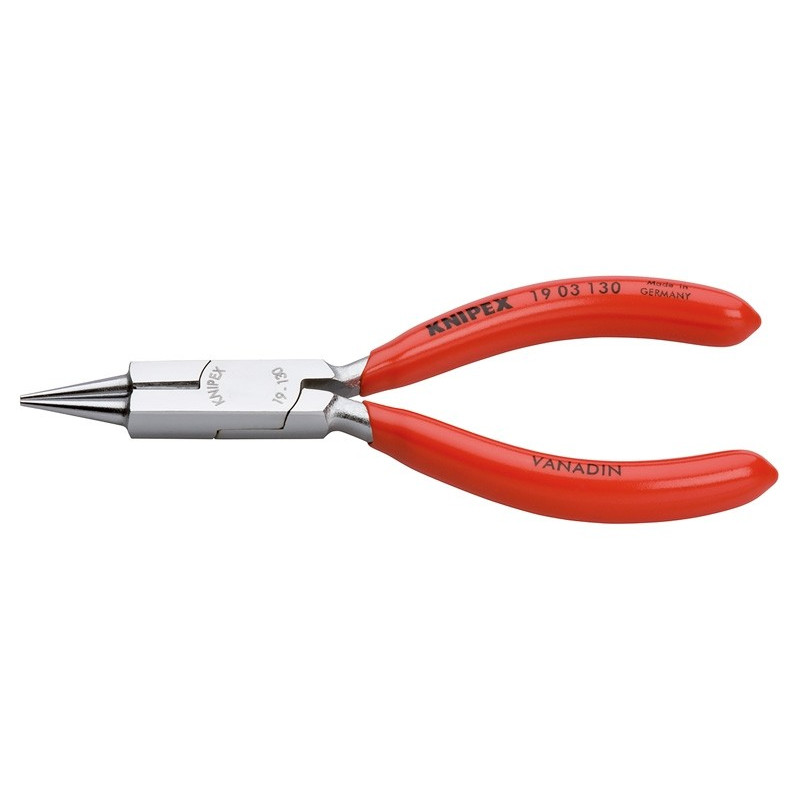 Pince à becs ronds avec tranchant 130 mm KNIPEX