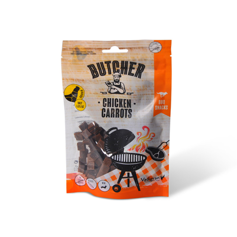 Mini friandise poulet carotte – Snack sain pour chien


