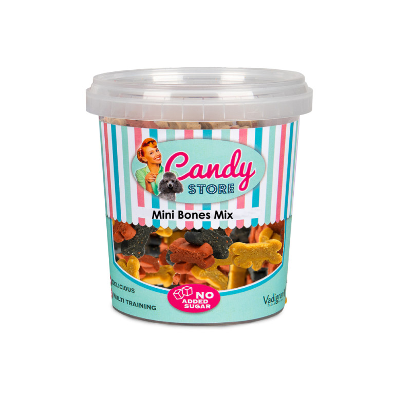 Seau de friandises Mini Bones Mix 0,5 kg