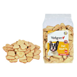 Biscuits Duo Cœurs 0,5kg – Friandises pour chien | VADIGRAN