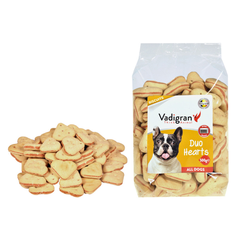 Sachet de biscuits Duo Hearts 0,5 kg