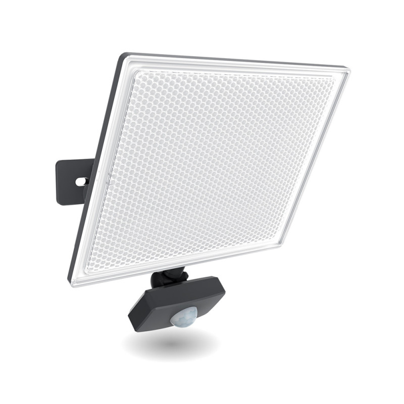 Projecteur extérieur LED avec détecteur de mouvement noir 50 W XANLITE