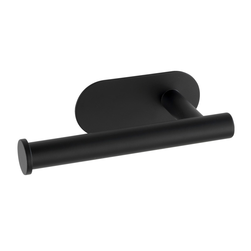 Porte-rouleau papier toilette Turbo-Loc Orea noir mat WENKO