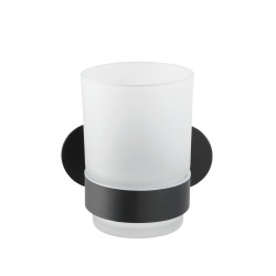 Porte-gobelet Turbo-Loc Orea noir mat WENKO Porte-gobelet Turbo-Loc Orea noir mat WENKO