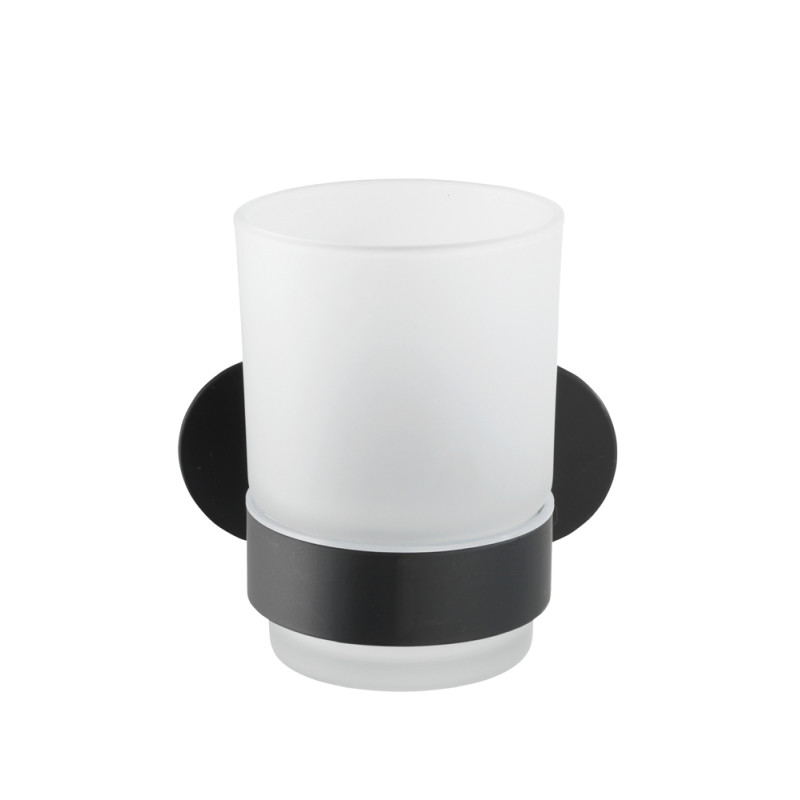 Porte-gobelet Turbo-Loc Orea noir mat WENKO Porte-gobelet Turbo-Loc Orea noir mat WENKO