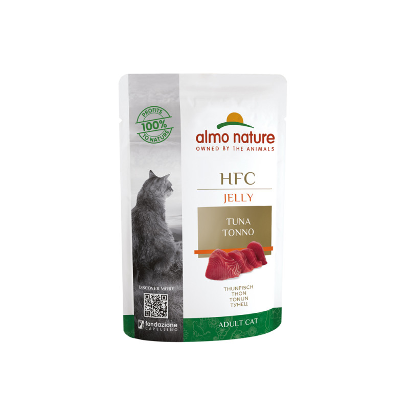 Sachet de pâtée pour chat Almo Nature Thon 0,05 kg