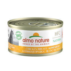 Boîte de pâtée pour chat Almo Nature Blanc de poulet 0,07 kg