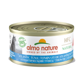 Boîte de pâtée pour chat Almo Nature Thon de l'Atlantique 0,07 kg
