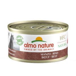 Boîte de pâtée pour chat Almo Nature Boeuf 0,07 kg