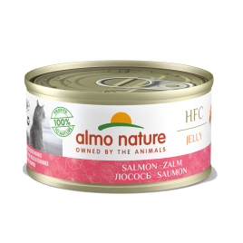 Boîte de pâtée pour chat Almo Nature Saumon 0,07 kg
