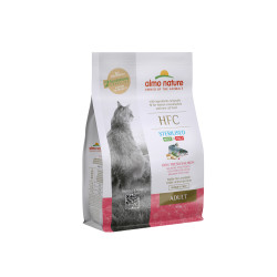 Croquettes Chat Stérilisé Saumon 0,3kg – Almo Nature | ALMO NATURE
