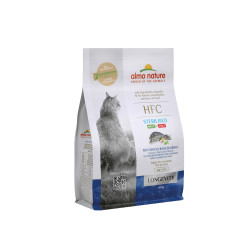 Sac de croquettes pour chat stérilisé Almo Nature Longevity Bar frais 0,3 kg