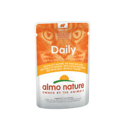 Bouchée pour chat Daily Almo Nature Poulet et Saumon 0,7 kg