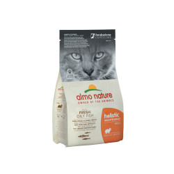 Sac de croquettes pour chat Holistic Almo Nature Poisson gras et Riz 0,4 kg