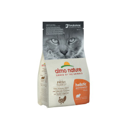 Sac de croquettes pour chat Holistic Almo Nature Dinde et Riz 0,4 kg