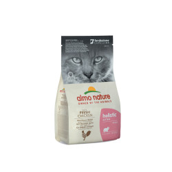 Sac de croquettes pour chaton Holistic Almo Nature Poulet et Riz 0,4 kg