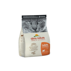 Sac de croquettes pour chat Holistic Almo Nature Poisson gras et Riz 2 kg