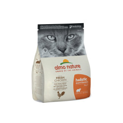 Sac de croquettes pour chat Holistic Almo Nature Poulet et Riz 2 kg