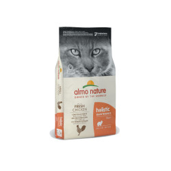 Sac de croquettes pour chat Holistic Almo Nature Poulet et Riz 12 kg