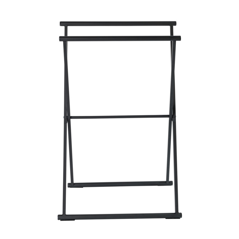 Porte-serviette à poser Lava noir WENKO