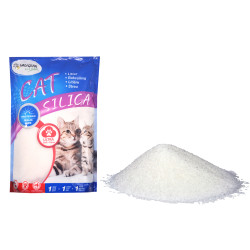 Litière pour chat perle fine Silica 5 L