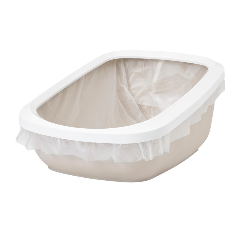 Bac à litière Aseo Jumbo Moka – Grand confort | SAVIC