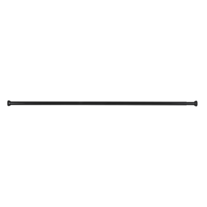 Barre de rideau de douche télescopique noir 110-185 cm WENKO