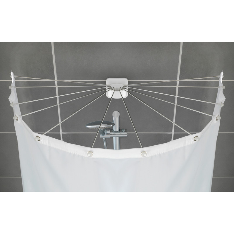 Support parapluie pour rideau de douche avec 12 bras WENKO