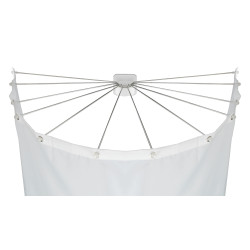 Support parapluie pour rideau de douche avec 12 bras WENKO