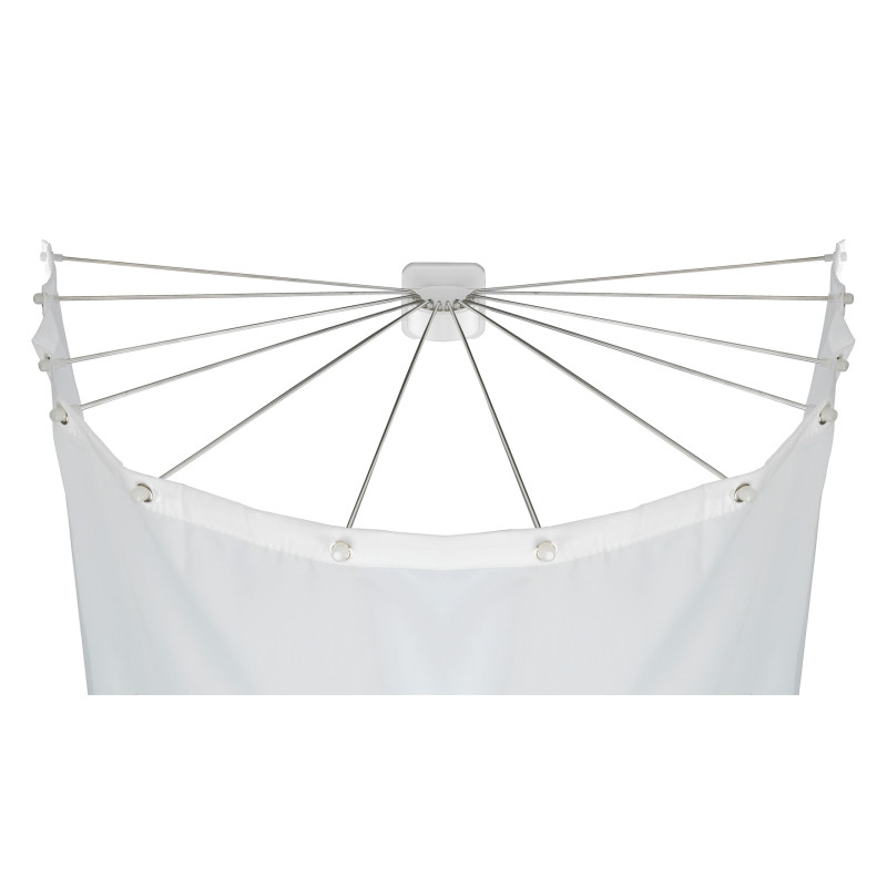 Support parapluie pour rideau de douche avec 12 bras WENKO