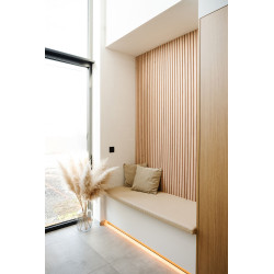 Lambris revêtu Latt Chêne clair 30 x 277 x 2 cm 2 pièces MAESTRO