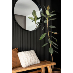 Lambris revêtu Latt noir mat 30 x 277 x 2 cm 2 pièces MAESTRO Lambris revêtu Latt noir mat 30 x 277 x 2 cm 2 pièces MAESTRO