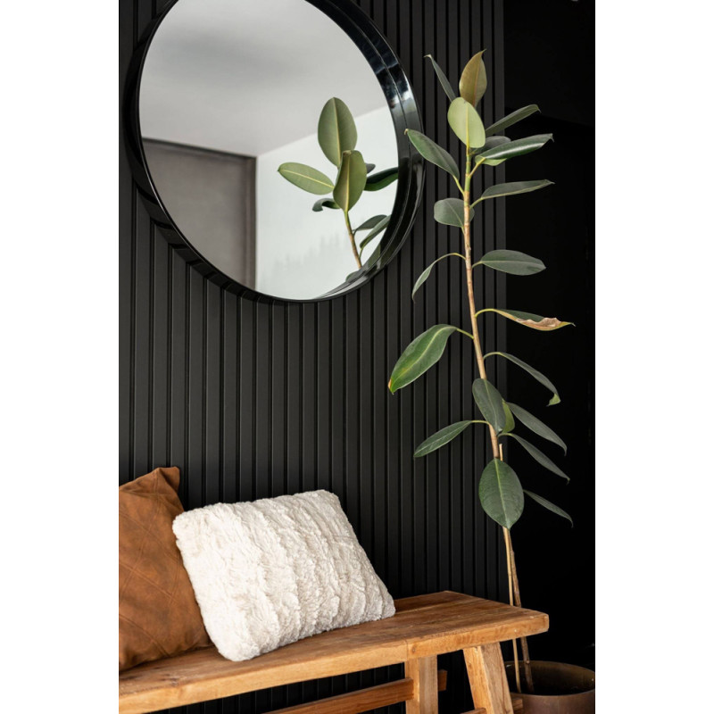 Lambris revêtu Latt noir mat 30 x 277 x 2 cm 2 pièces MAESTRO Lambris revêtu Latt noir mat 30 x 277 x 2 cm 2 pièces MAESTRO