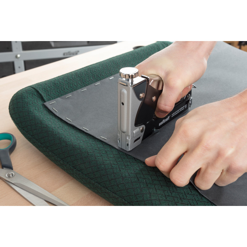 Agrafeuse Tacocraft 7 avec 1000 agrafes WOLFCRAFT