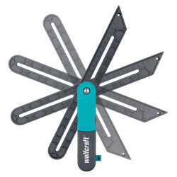 Fausse équerre avec fonction trusquin WOLFCRAFT Fausse équerre avec fonction trusquin WOLFCRAFT