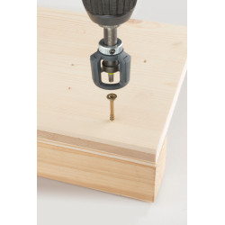 Porte-embout avec butée de profondeur 60 mm WOLFCRAFT Porte-embout avec butée de profondeur 60 mm WOLFCRAFT