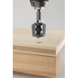 Porte-embout avec butée de profondeur 60 mm WOLFCRAFT Porte-embout avec butée de profondeur 60 mm WOLFCRAFT