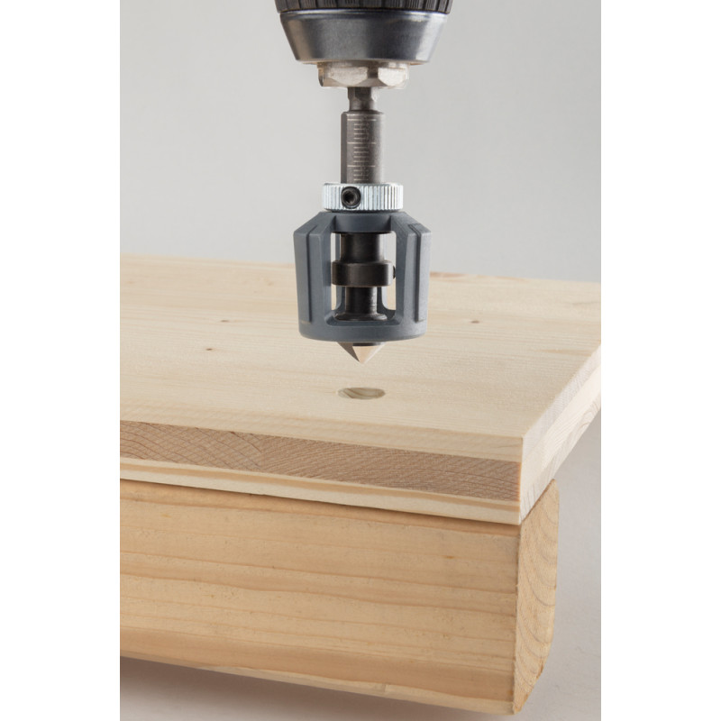 Porte-embout avec butée de profondeur 60 mm WOLFCRAFT Porte-embout avec butée de profondeur 60 mm WOLFCRAFT