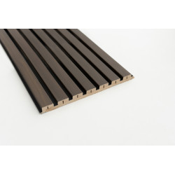 Lambris Latt Noyer Fumé Noir – Élégance Intemporelle