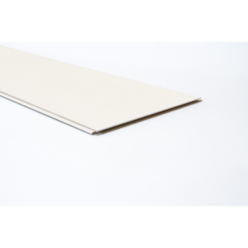 Lambris revêtu pour plafond Crisp/Calm White Lacquered 119,6 x 17,7 x 1 cm 6 pièces MAESTRO