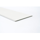 Lambris revêtu hydrofuge pour plafond Noble Gloss White 119,6 x 17,7 x 0,8 cm 6 pièces MAESTRO