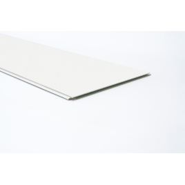 Lambris revêtu hydrofuge pour plafond Noble Gloss White 119,6 x 17,7 x 0,8 cm 6 pièces MAESTRO