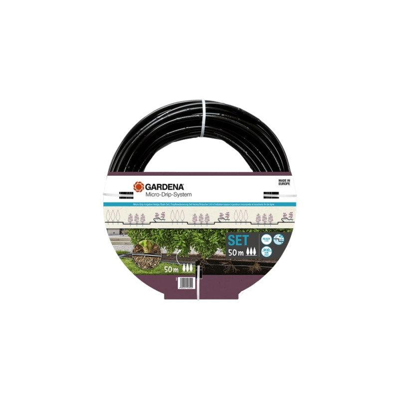 Kit de d'arrosage pour plante en ligne de 50 m GARDENA Kit de d'arrosage pour plante en ligne de 50 m GARDENA