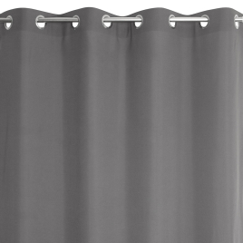 Rideau Absolute gris foncé 140 x 240 cm JBY CREATION
