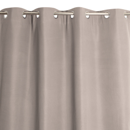 Rideau thermique Must taupe 138 x 240 cm JBY CREATION